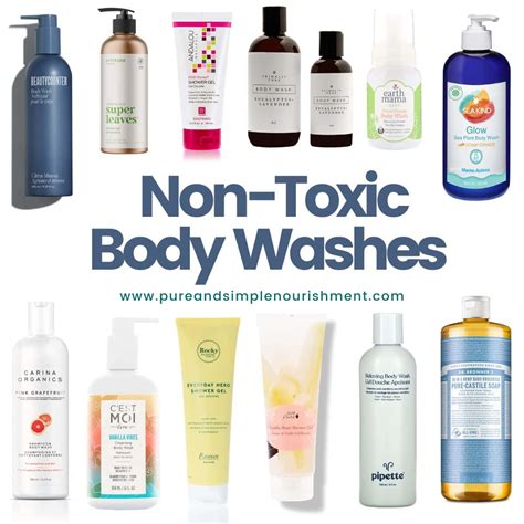 non toxic body wash ingredients.